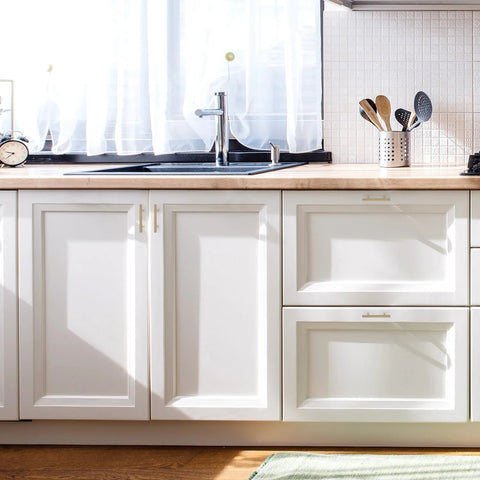 Kitchen cabinets and drawers with Champagne Bronze Stainless Steel Cabinet Handles Set of 30 With 3 Inch Center To Center Holes