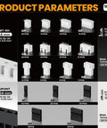 Pro Grade Crimp Tool Connector Kit With JST XH 2.5mm And Dupont 2.54mm Connector Set showing 21 types of connectors