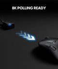 Featherweight Optical Gaming Mouse With Slick Ergonomic Frame Ultra Low Latency Tracking For Crisp Aim Weighs Just Forty Four Grams So You Move Quick Zero Drag Grip And Tough Switches For Grinding Out Win Streaks with 8K polling indicator.