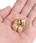 Pneumatic Sintered Brass Breather Filter And Exhaust Muffler Kit 1/8 NPT in hand showing detail and size