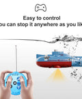 Mini RC Submarine Remote Control Boat Waterproof Diving Toy With Three Motors For Precise Static Diving in water simulation.