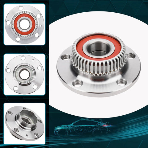 Beefy 2 Piece Rear Wheel Hub And Bearing Kit With ABS For Audi TT 00 06 Quattro And Volkswagen Beetle 98 10 Golf 99 06