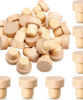 24 Piece T Shaped Cork Plugs Set Reusable Wooden And Rubber Wine And Beer Bottle Stoppers For Fresh Tastes Easy Seal And Everyday Use