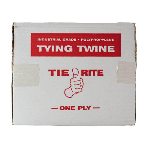 Heavy Duty Polypropylene Tie Twine For Bundling And Packing, Weather Resistant Pull Line, 156 Lb Tensile Strength, 1 Ply, Cardboard