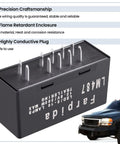 Led Flasher Relay For Chevy GMC Cadillac Hummer 2003 2007 GMT800 Platform Turn Signal And Hazard Warning Fix Hyper Flash Plug And Play With LED Or Incandescent Bulbs black relay with metal pins for GM truck turn signals