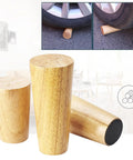 Top Shelf Wooden Furniture Legs Heavy Duty Replacement Riser Feet For Sofas Tables And Cabinets Set Of Four Solid Wood Base Elevators with smooth polish finish.