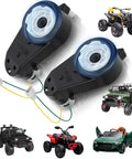 Two Pack 24V High Speed RS555 50000 RPM Gearbox For Kids Ride On Cars Upgrade Replacement Parts With 12mm Shaft, Heavy Duty Motor Gearbox