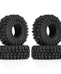 King Trekker S5 1.3 Inch All Terrain RC Crawler Tires for One Eighteen and One Twenty Four Scales, stacked view, 70x27mm