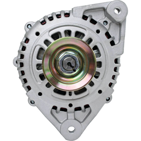 Front view of 12V 80A Clockwise Alternator Replacement For Nissan Frontier 1999 2002 And Xterra 2000 2004