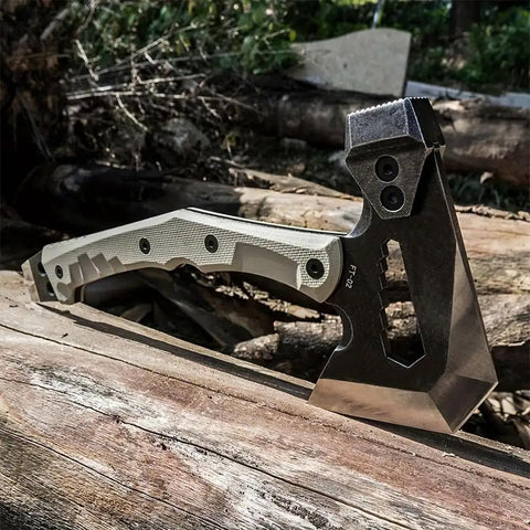 Tactical Engineer Axe Multitool For Survival And Camping With Explosion Proof Blade Fire Rescue Hammer Hiking Gear