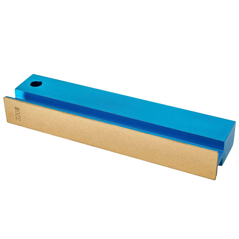 High Quality 6 Inch Guitar Fret Leveling Sanding Beam Featuring Killer 320 Grit Diamond Surface for precise fret maintenance.