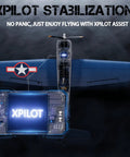 Dope Brushless RC Plane Set With 1806 1900KV Motor featuring XPilot stabilization technology for easy flying.
