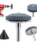 Lawn Mower Blade Sharpening Kit For Drill Use Upgraded Blade Assist Sharpener With Balancer Fits Any Power Drill
