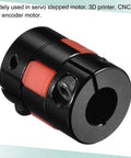 Aluminum Shaft Coupling 8Mm To 9Mm Bore Flexible Coupler Joint For Servo And Stepper Motors 25Mm Length 20Mm Outer Diameter