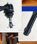 4 Piece Inner And Outer Tie Rod End Kit For Chevy Impala, Impala Limited, Monte Carlo And Grand Prix - 2 Inner, 2 Outer, Easy Install, Durable Steering Linkage Replacement close-up of inner and outer ends