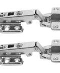 2 Pack Stainless Steel Soft Close Cabinet Door Hinges With Smooth Operation And Easy Installation Concealed Kitchen Hinges For Cabinets And Furniture In Silver Finish