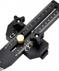 Thin Rip Jig For Table Saws With Micro Adjustable Woodworking Guide And Anti Kickback Safety Design, close-up view.