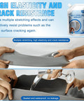 Self Leveling Concrete Crack Filler And Caulking Adhesive For Driveways, Quick Drying Sealant That Penetrates Deep Cracks, Grey 1 Pack displayed with high elasticity and crack resistance.