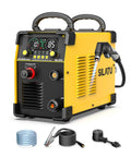 85 Amp CNC Plasma Cutter With Non HF Blowback Pilot Arc, Dual Voltage 110V And 220V, Air Sensor Tech, Large LED Display, 1 Inch Clean Cut And Up To Five Eighths Inch Max Cut, PT 2T 4T Modes, Ideal For Beginners DIY Projects