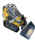 Triangular Track Skid Steer Loader T460 With 43.8 Inch Bucket 23HP Stand On Crawler Machine Hydraulic Drive Compact Track Loader