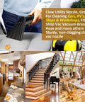 2 Inch By 12 Inch Vacuum Claw Nozzle For Cars, Home Interiors, Boats And Campers, used on car seat, stairs, and workshop