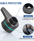 Skip The Tangled Cord Drama Grab This Heavy Duty Wall Mount EV Charger Holder For Tesla Plugs with snap groove and round edge protection.