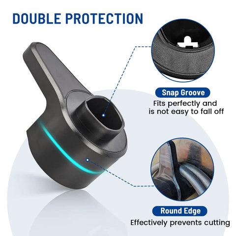 Skip The Tangled Cord Drama Grab This Heavy Duty Wall Mount EV Charger Holder For Tesla Plugs with snap groove and round edge protection.