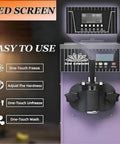 Boss Level Commercial Soft Serve Ice Cream Maker Machine Countertop 450 Watt with LED screen and easy use features.