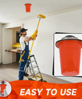 15 Pack Fire Sprinkler Covers With Super Strong Magnet Orange Paint Protection Caps on painted ceilings during installation.