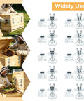 Image of 10 Sets Beehive Fasteners With Nuts And Adjustable Buckle Straps Tool Free Quick Release Snap Connectors