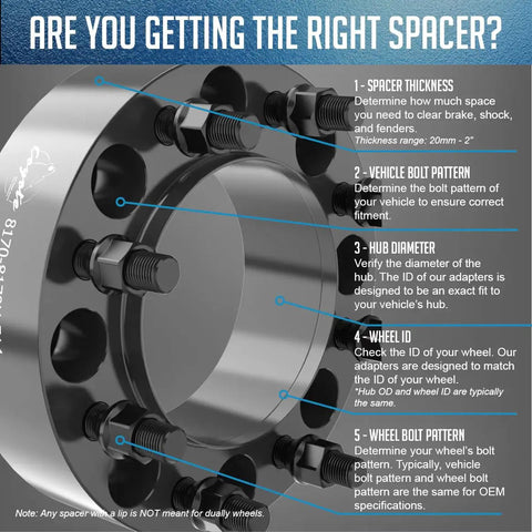 Beef Up Your Ride With A Four Pack 2.00 Inch Thick Hub Centric Wheel Spacers For 8x170 Bolt Pattern 124.9mm Hub Bore M14x1.5 Threads
