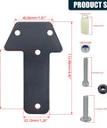 Voltage Regulator Rectifier Bracket Relocation Kit For GSXR 600 750 K6 K7 2006 2007 with dimensions and hardware details