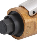 Close-up of the Compact Pneumatic Engraving Machine Mini Grinder For Hardware Glass And Stone Crafts with precision steel parts.