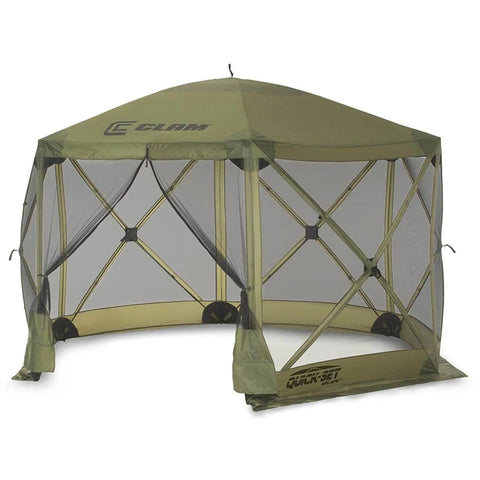 Instant Setup Pop Up Screen Tent No Tool Setup 11.5 Ft 6 Person Bug Free Outdoor Shelter For Camping Patio Backyard Tailgating