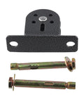 Heavy Duty Silent Fixed Pulley With Double Bearing And Stainless Steel Wire Rope Block For 3mm To 10mm Cable Lifting Rigging Gear components including metal fixture and bolts.