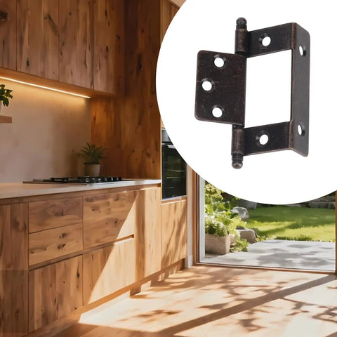 Antique Style Cabinet Door Butt Hinge For Cupboards And Wooden Boxes, easy to install metal hardware, kitchen background
