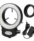 Kick It Up With This Hella Bright 144 Led Ring Microscope Light Featuring A Super Smooth Dimmer Switch Slick Adjustable Illuminator.