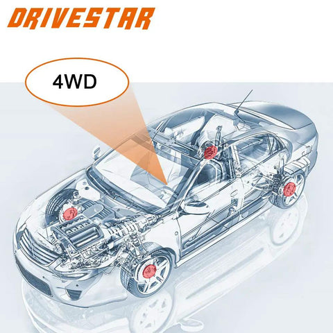 4WD system layout for Front Wheel Hub And Bearing Assembly For Chevy And GMC 8 Lug 4x4 SUVs With ABS Fits K1500 K2500 Suburban And K3500 1995 1996 1997 1998 1999 2000 Premium Replacement Part For Durability And Smooth Wheel Spin.