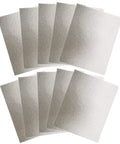 10 Piece Microwave Waveguide Cover Set With 5.9 By 4.7 Inches Mica Sheets Easy To Cut Replacement For Microwave Ovens Heat Insulation