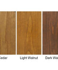 Heavy Duty Water Based Deck Stain And Sealer In One Semi Transparent Wood Finish For Outdoor Decks color sample display.