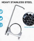 304 Stainless Steel Exhaust Hanger 3 Inch 2 Pack Muffler Support with durability icons and steel tube close-up