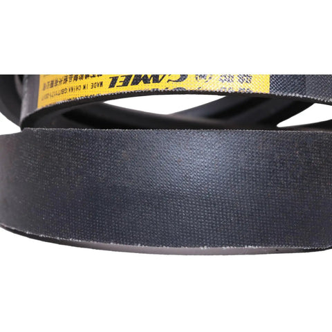 Close-up of Heavy Duty Drive Belt 265-296 154537-001 Replacement For Vermeer BC600XL Stump Grinder