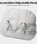 Ultra Comfy 2-In-1 Car Headrest Pillow For Mini Roadster Countryman Paceman Electric John Cooper Works with adjustable design and soft materials.
