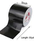 Wide Duct Tape 5 Inch Wide Industrial Grade Black Heavy Duty Waterproof Tape With Beefy Adhesive No Residue UV Resistant