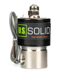 Heavy Duty Stainless Steel Solenoid Valve One Eighth Inch Port 24V DC Normally Closed Built To Last Corrosion Resistant For Fuel Systems