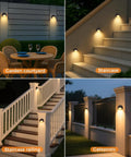 Low Voltage LED Deck Lights Kit With Transformer Timer And Photocell Sensor No Fuss Setup IP67 Waterproof Outdoor Landscape Lighting for garden courtyard and staircase