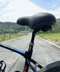Suspension Seatpost For E Bike 350mm Length 31.6mm Diameter With Internal Coil Spring on bike for smoother mountain rides