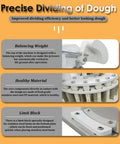 Lock In Perfect Portions Every Time With This Solid 36 Piece Stainless Steel Dough Divider And Reliable Portioner for detailed feature overview.