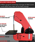 Dual Speed 1 Inch By 42 Inch Belt Disc Sander Combo with Large Work Table Direct Drive Brushless Motor 1750 And 3450 RPM