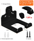 Heavy Duty Wall Mounted Garage Tool Organizer Rack For Grass Trimmers Hedge Trimmers Weed Whackers And Garden Tools With Protective Rubber Pad Rust Resistant No Slip Holder 1 Pack, black steel rack